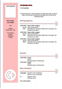 CV templates - Design nº 3